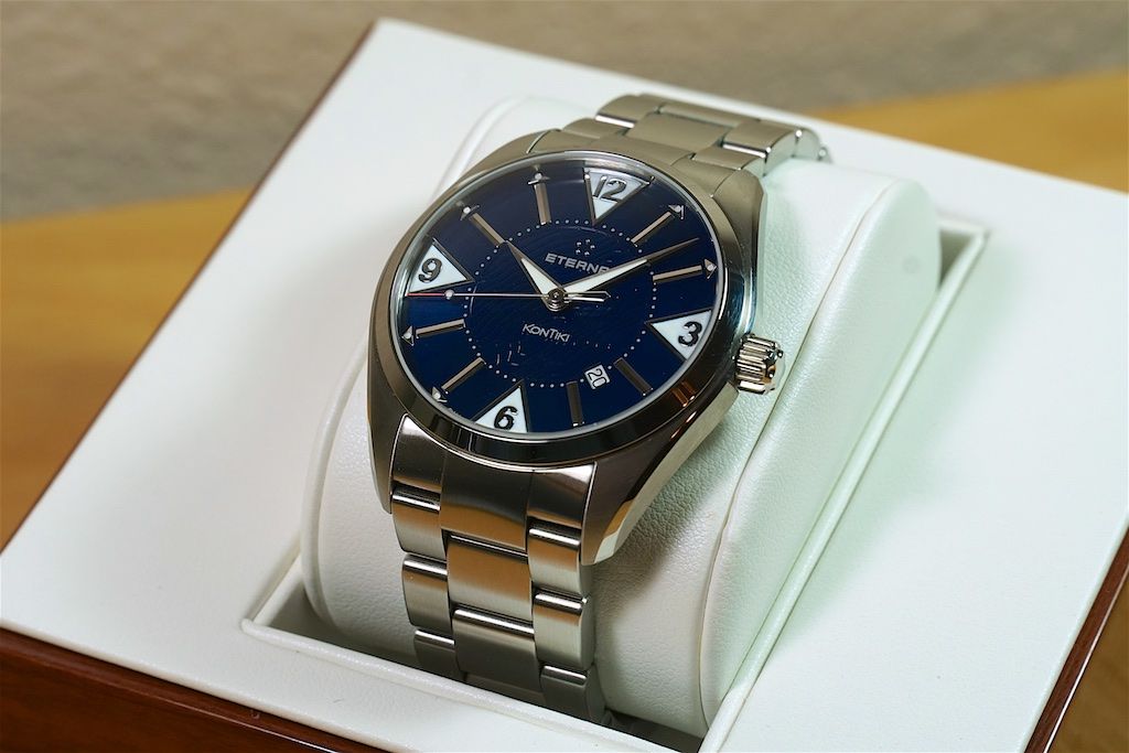 Eterna KonTiki Date - Blue dial