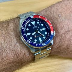 SKX009 on Strapcode 22mm Super 3D Oyster bracelet