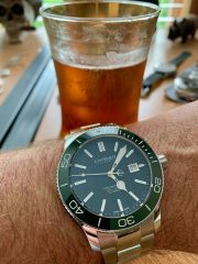 C60 Trident Pro Mk2 Green Bezel