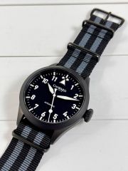 C8 Pilot Revival Black DLC - Christopher Ward