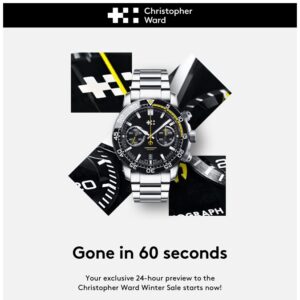 Read more about the article Christopher Ward Sale – January 2024